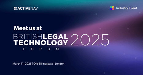 ActiveNav is a sponsor for 2025 British Legal Technology Forum